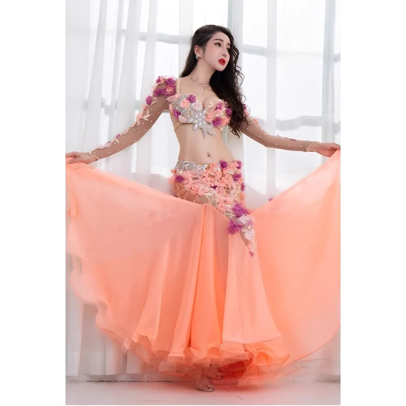 Ethnic Fashion India - 맞춤형 벨리댄스 의상 공연 의상 롱