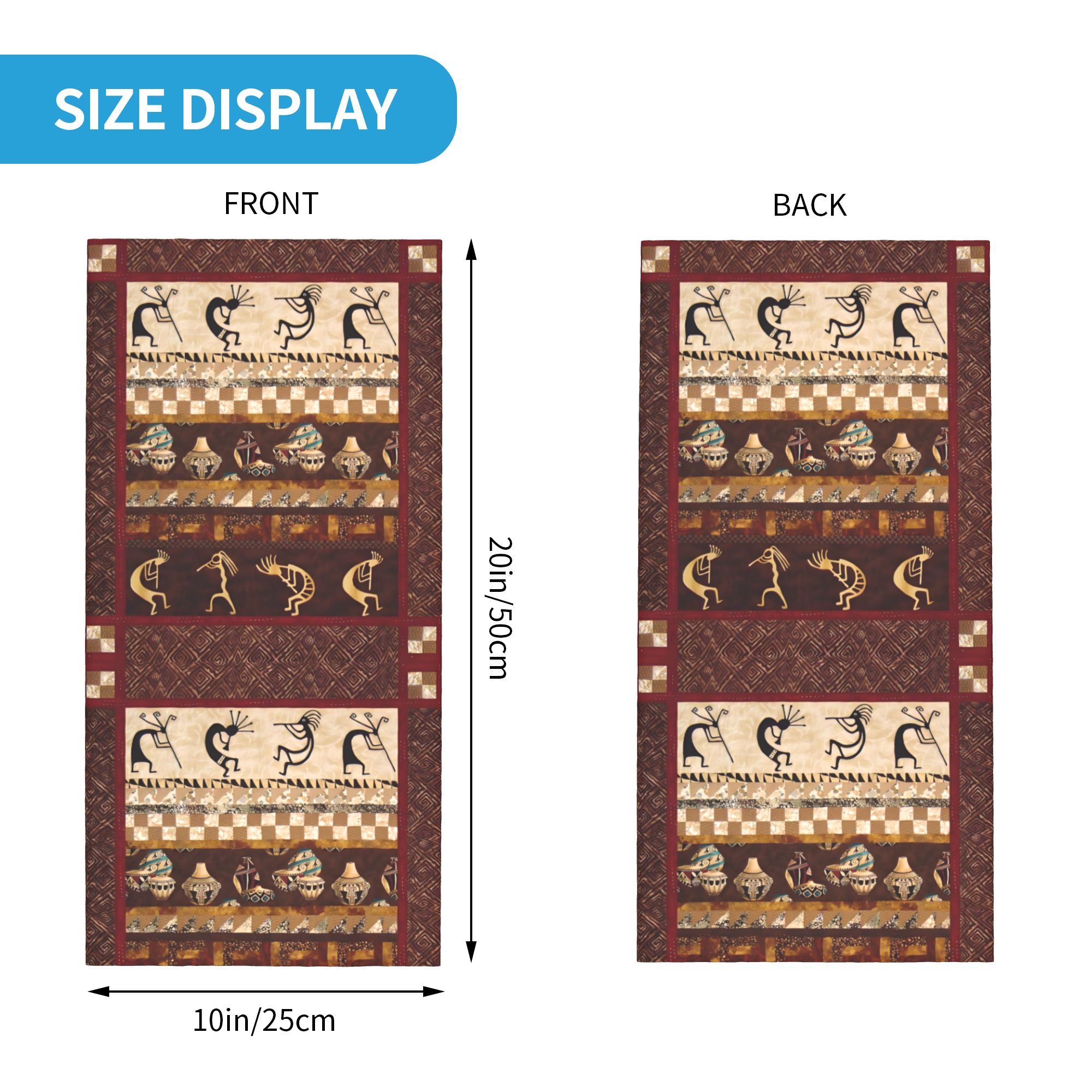 Custom Kokopelli Winter Headba - Ethnic Fashion Design 리뷰 및 가격