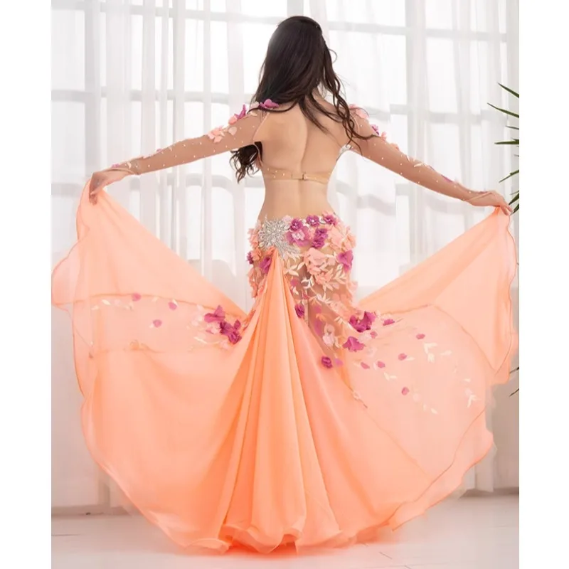 맞춤형 벨리댄스 의상 공연 의상 롱 스커트 섹시 슈트  - Ethnic Fashion India 리뷰 및 가격