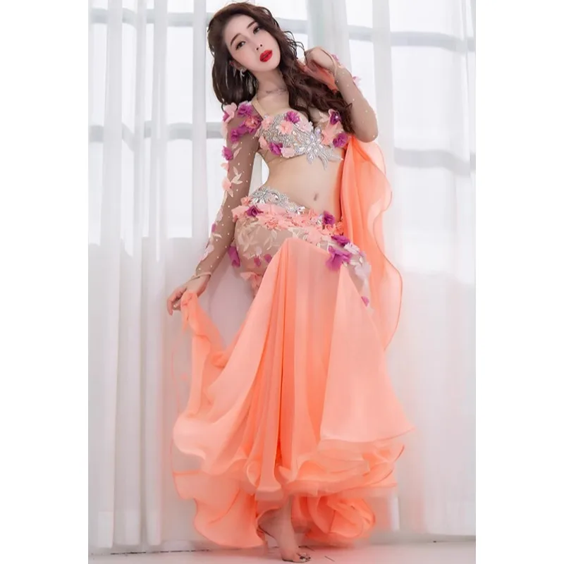 맞춤형 벨리댄스 의상 공연 의상 롱 스커트 섹시 슈트  - Ethnic Fashion India 리뷰 및 가격