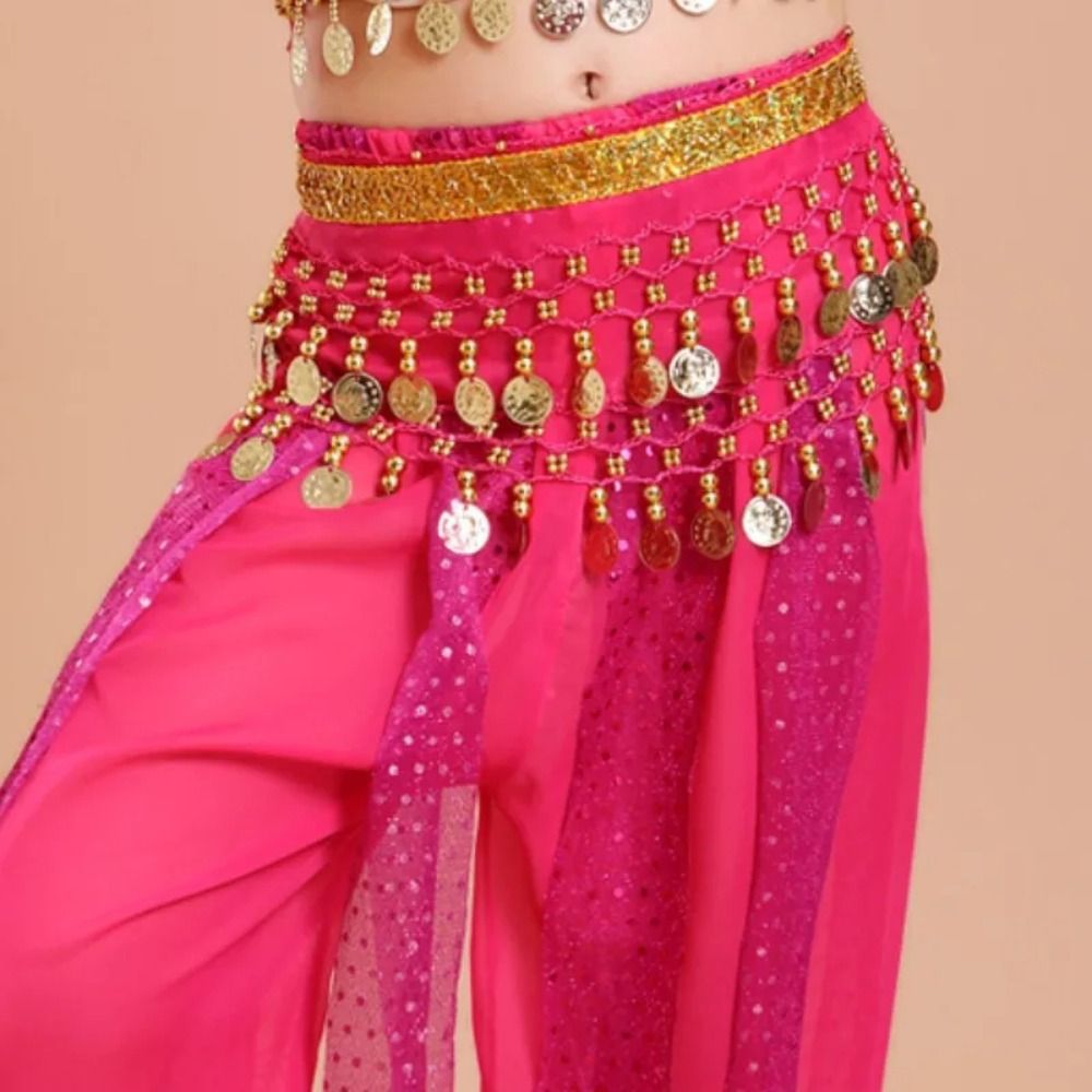 새로운 어린이 금속 동전 허리 체인 패션 쉬폰 엉덩이  - Ethnic Fashion India 리뷰 및 가격