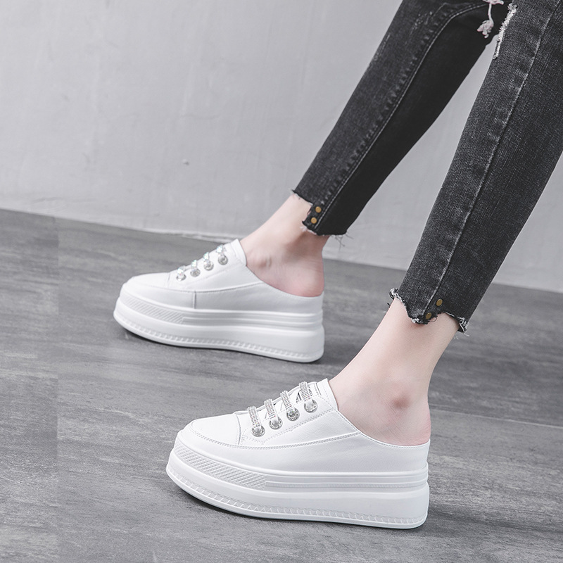 패션 8.5cm 천연 가죽 여성 슬리퍼 여름 신발 플랫 - Ethnic Modern Fashion 리뷰 및 가격
